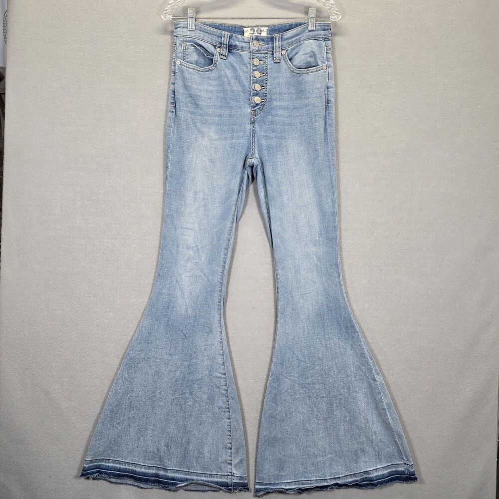 We The Free Twenty Nine Super Flare Bell Bottom Fly High Rise Jeans Size 29